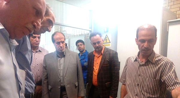 بازدید مدیر عامل و مدیران شرکت عمران و توسعه فارس از مجموعه کارخانجات گروه تولیدی پردیس - نانوسیز